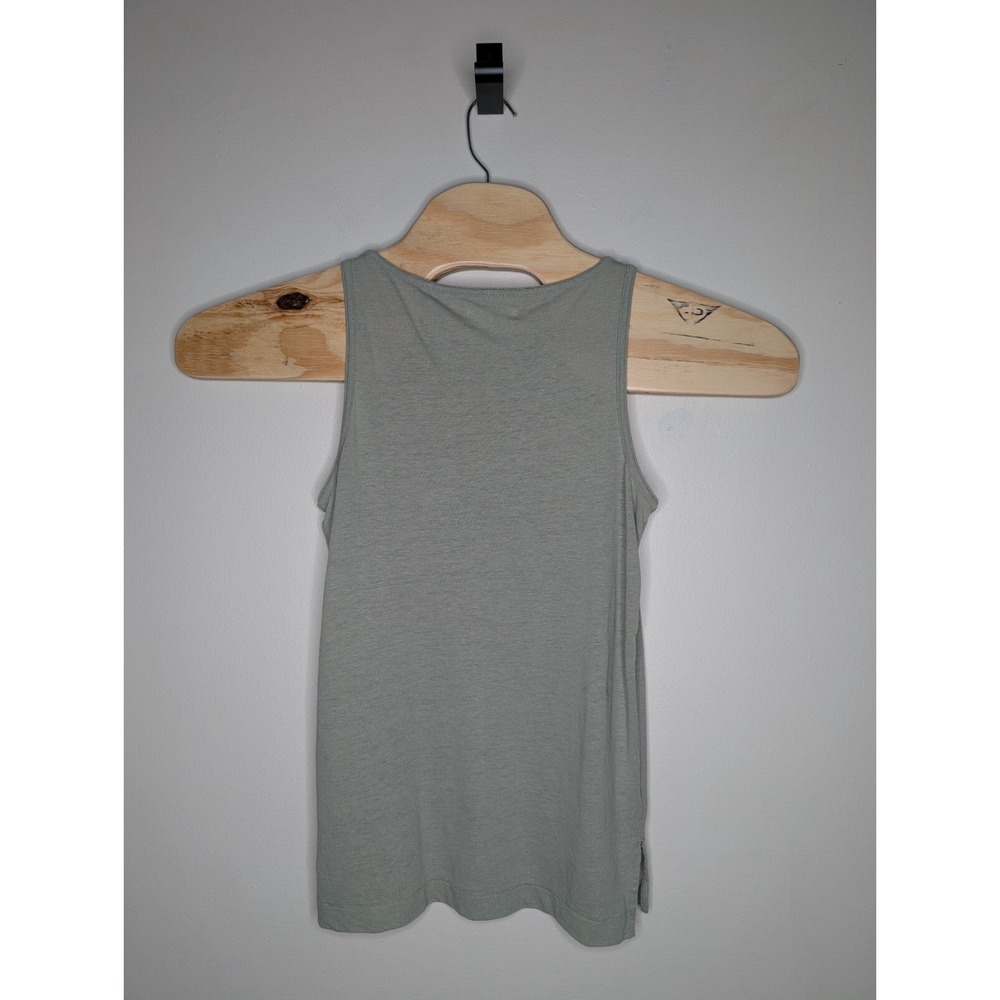 Madewell Women's Tank Top Size XS Olive Green/Gray Linen Blend Boho‎ Beachy - Picture 3 of 9